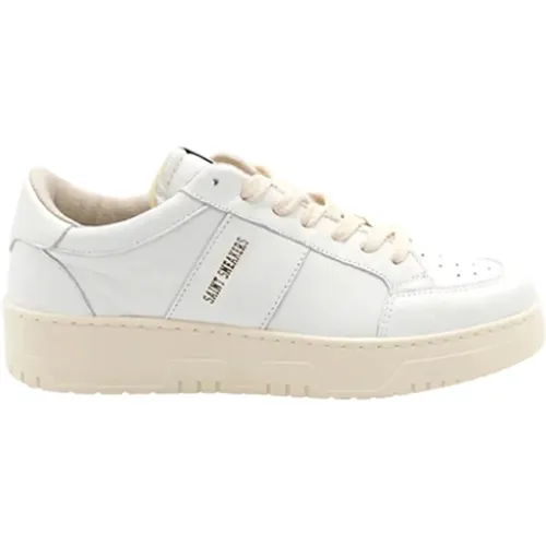 Leder Damen Golf Sneakers Weiß - SAINT SNEAKERS - Modalova