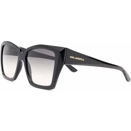 Kl6072S 001 Sunglasses , female, Sizes: 55 MM - Karl Lagerfeld - Modalova