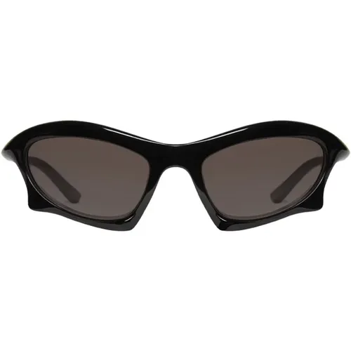 Bat Rectangle Sunglasses , female, Sizes: 59 MM - Balenciaga - Modalova