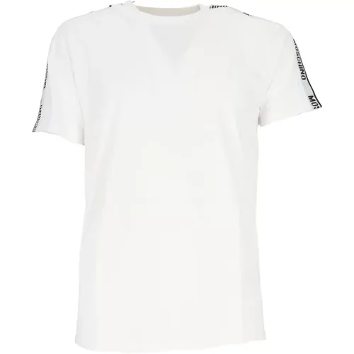 Logo T-shirt , male, Sizes: S, L, M - Moschino - Modalova