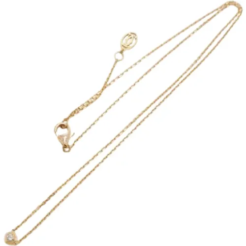 Pre-owned Rose Gold necklaces , female, Sizes: ONE SIZE - Cartier Vintage - Modalova