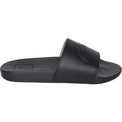 Leather Sandals Ss24 , male, Sizes: 7 UK, 11 UK, 10 UK, 6 UK - Brioni - Modalova