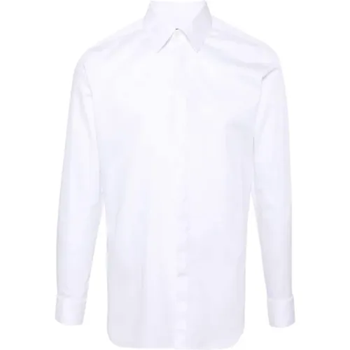 Classic Cotton Poplin Shirt , male, Sizes: 4XL - Corneliani - Modalova