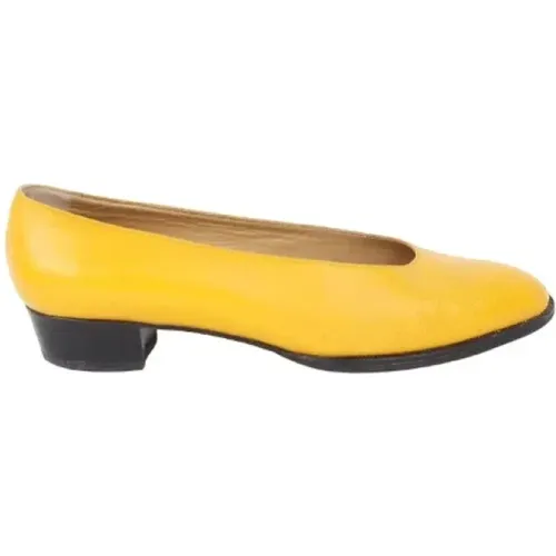 Pre-owned Leather heels , female, Sizes: 5 UK - Hermès Vintage - Modalova