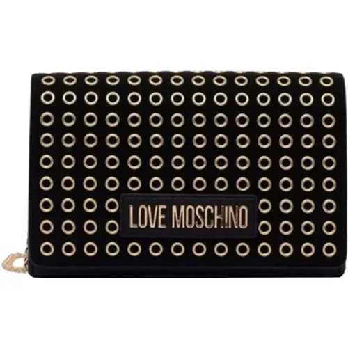 Schwarze Umhängetasche Chic Modernes Design - Moschino - Modalova