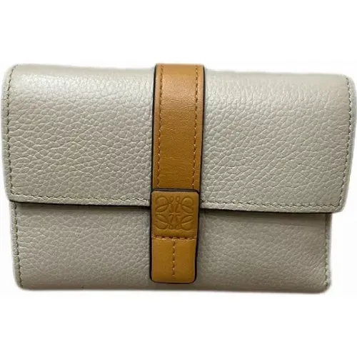 Pre-owned Leather wallets , female, Sizes: ONE SIZE - Loewe Pre-owned - Modalova