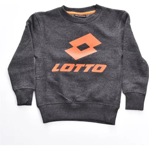 Logo Sweatshirt - Gris Kollektion - Lotto - Modalova
