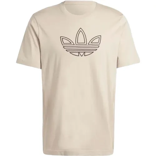 Outline T-shirt , Herren, Größe: S - Adidas - Modalova