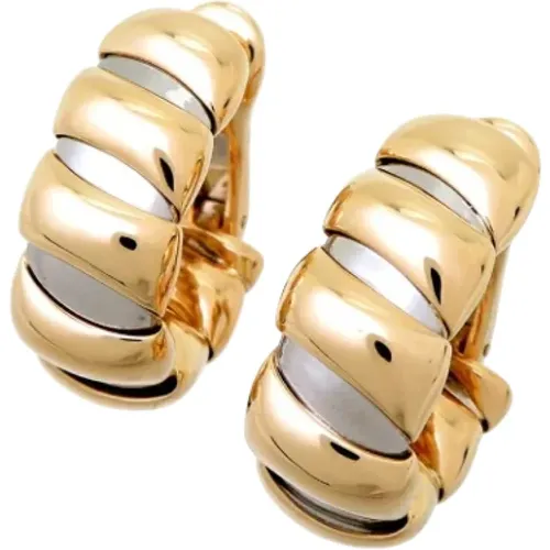 Pre-owned Gold earrings , female, Sizes: ONE SIZE - Bvlgari Vintage - Modalova