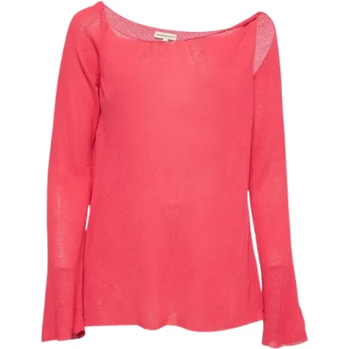 Pre-owned Knit tops , female, Sizes: L - Armani Pre-owned - Modalova