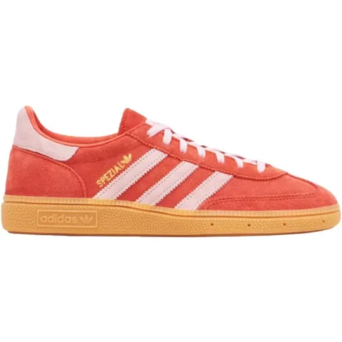 Retro Rot Rosa Sneakers Klassischer Stil , Herren, Größe: 39 1/3 EU - Adidas - Modalova