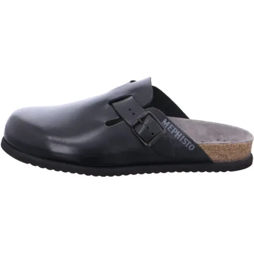 Herren Ledersandalen , Herren, Größe: 41 EU - mephisto - Modalova