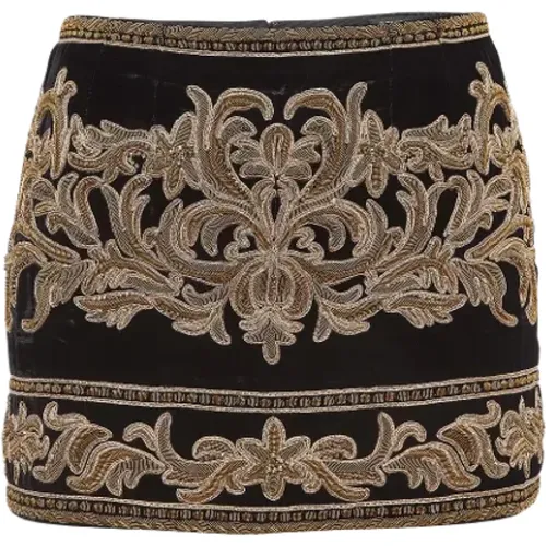 Pre-owned Samt bottoms - Dolce & Gabbana Pre-owned - Modalova