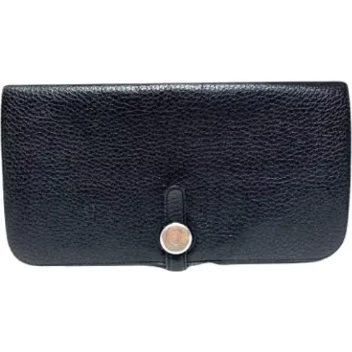 Pre-owned Leather wallets , female, Sizes: ONE SIZE - Hermès Vintage - Modalova