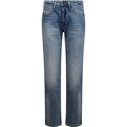 D-Mine mid-rise straight leg jeans , female, Sizes: W28, W26 - Diesel - Modalova