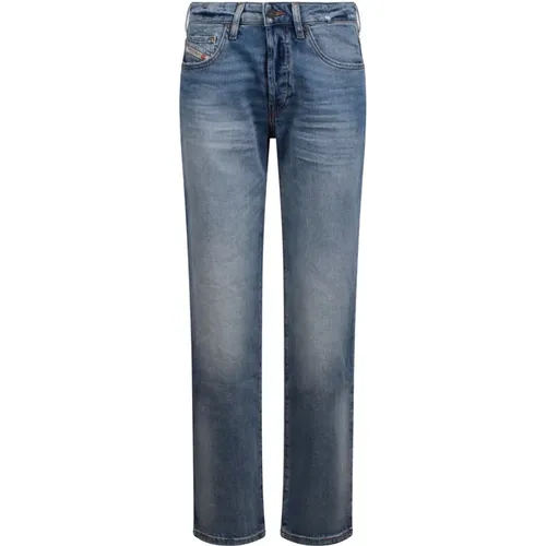 D-Mine mid-rise straight leg jeans , female, Sizes: W28, W26, W27, W25 - Diesel - Modalova