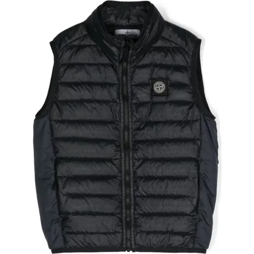 Dunkelblaue Weste Stilvolle Jacke - Stone Island - Modalova