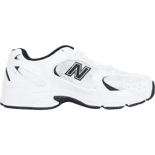 Weiße Retro-Sneakers , Herren, Größe: 42 1/2 EU - New Balance - Modalova