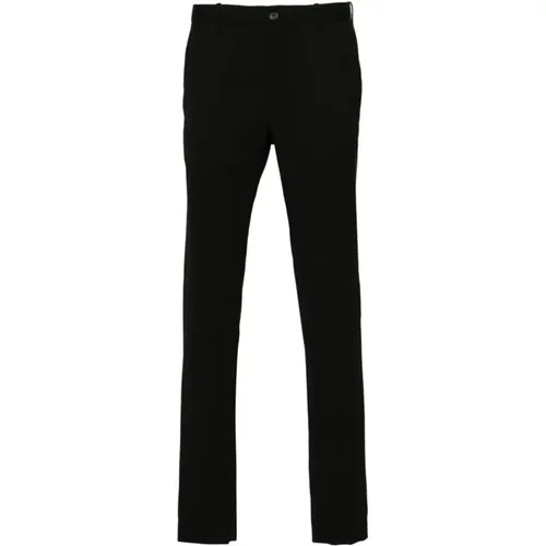 Schwarze Slim Fit Anzughose , Herren, Größe: L - Incotex - Modalova