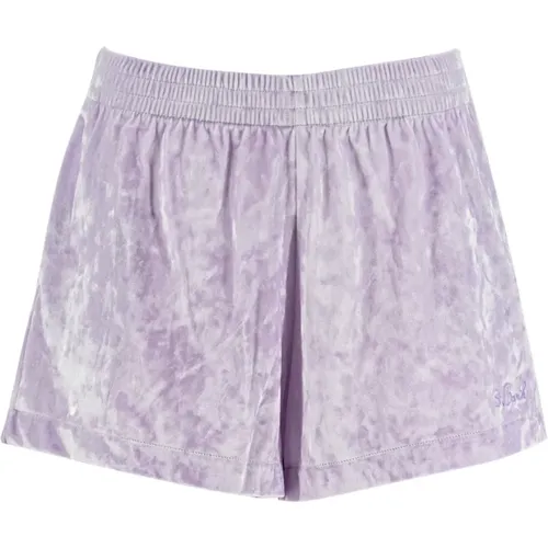 Chenille Embroidered Shorts , female, Sizes: S, L - MC2 Saint Barth - Modalova