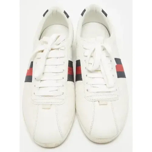 Pre-owned Leder sneakers , Damen, Größe: 37 EU - Gucci Vintage - Modalova