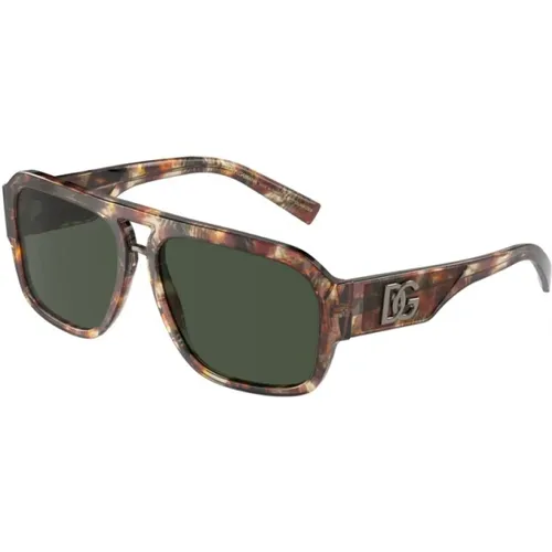 Stylische Herrensonnenbrille - Modell Dg4403 , Herren, Größe: 58 MM - Dolce & Gabbana - Modalova