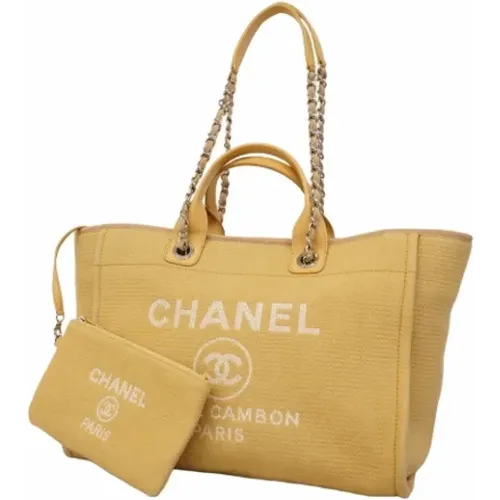 Pre-owned Canvas chanel-bags , female, Sizes: ONE SIZE - Chanel Vintage - Modalova