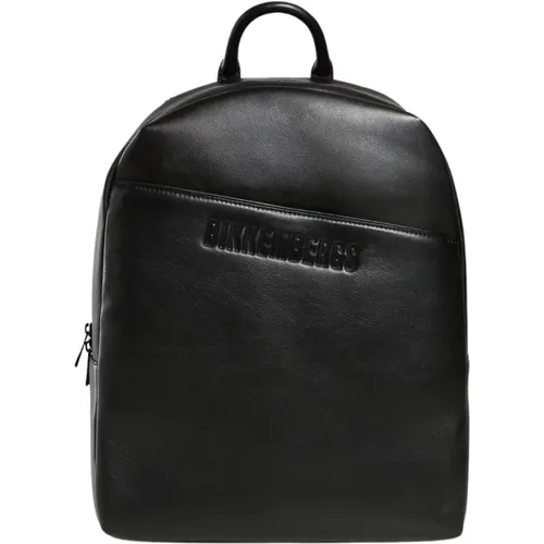 Leather Backpack - One Size , unisex, Sizes: ONE SIZE - Bikkembergs - Modalova