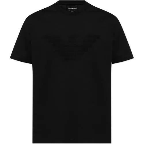 T-shirt with logo , male, Sizes: S, L, 2XL, XL, M - Emporio Armani - Modalova