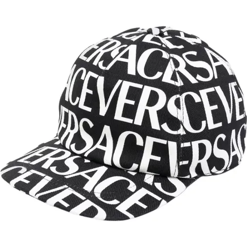 Kappe mit Logo und Schirm Versace - Versace - Modalova