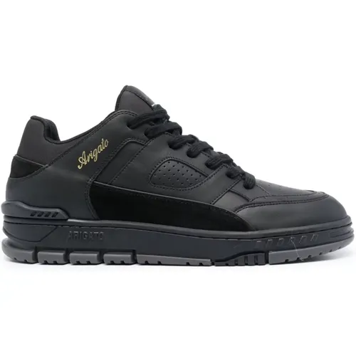 Schwarze Sneakers mit Metallisch Gold Logo , Herren, Größe: 41 EU - Axel Arigato - Modalova