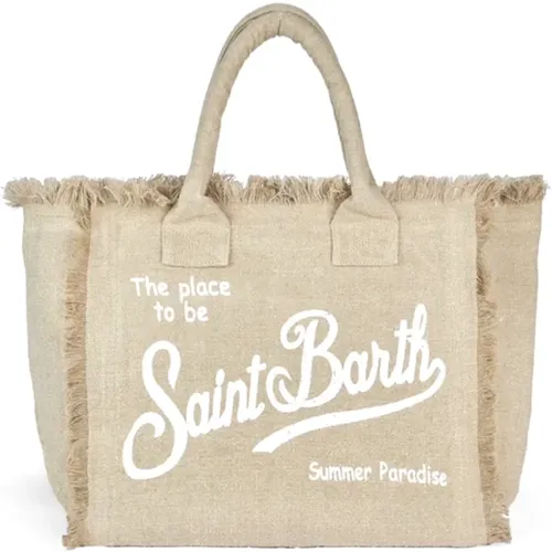 Strandtasche mit Logodruck - MC2 Saint Barth - Modalova