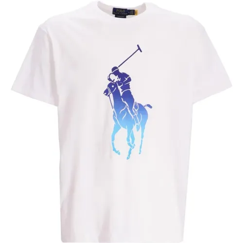 Weißes Baumwoll-T-Shirt - Regular Fit - Ralph Lauren - Modalova