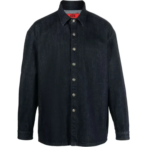 Shirts Denim , male, Sizes: XL, M - 424 - Modalova