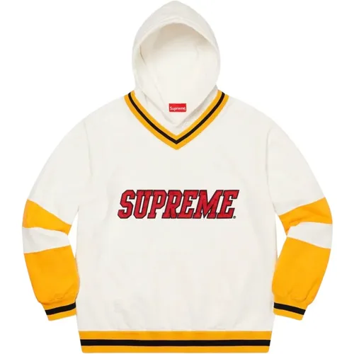 Limited Edition Hockey Hoodie White , male, Sizes: S, M - Supreme - Modalova