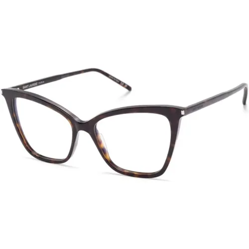 SL 386 016 Optical Frame , Damen, Größe: 55 MM - Saint Laurent - Modalova