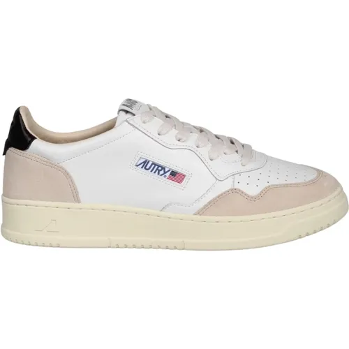 Low Sneakers with Contrasting Back Insert , male, Sizes: 7 UK, 10 UK, 12 UK, 11 UK, 9 UK, 8 UK, 6 UK - Autry - Modalova