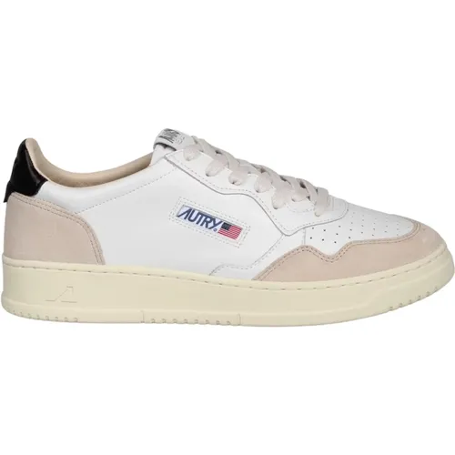 Low Sneakers with Contrasting Back Insert , male, Sizes: 7 UK, 8 UK, 6 UK - Autry - Modalova