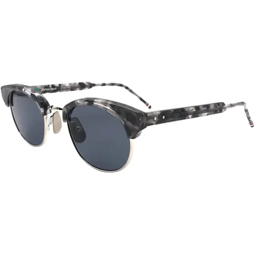 Grey Sunglasses for Men Ss24 , male, Sizes: 47 MM - Thom Browne - Modalova