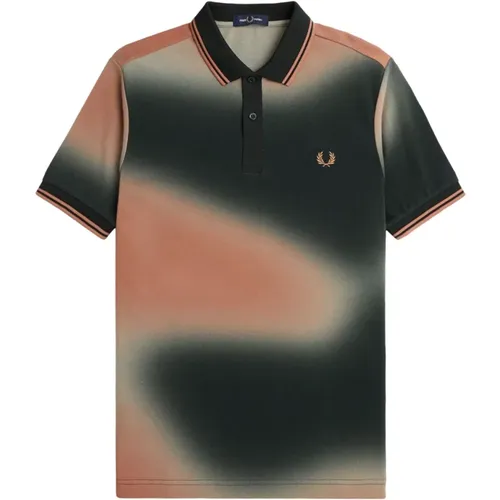 Twin Tipped Polo Shirt Grün , Herren, Größe: XL - Fred Perry - Modalova