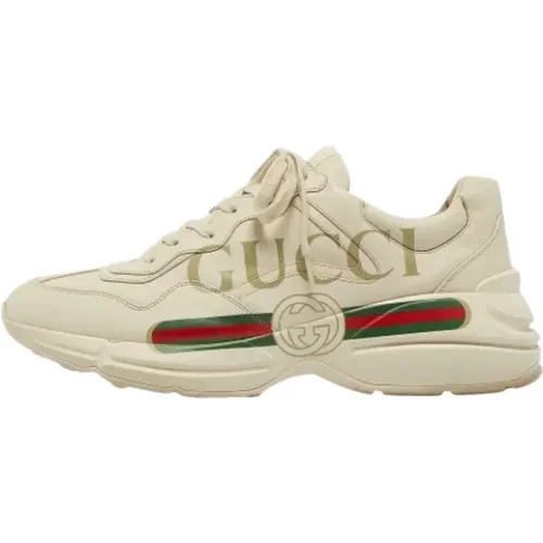 Pre-owned Leder sneakers - Gucci Vintage - Modalova
