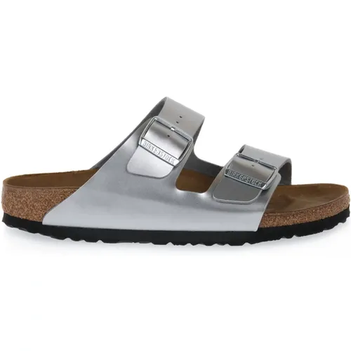 Arizona Electric Silver Sandals - Birkenstock - Modalova