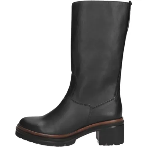 Schwarze Halblange Stiefel 702.1 , Damen, Größe: 42 EU - Gabor - Modalova