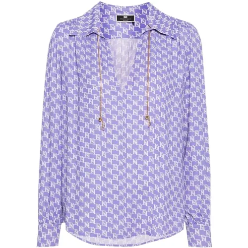 Stylish Shirt , female, Sizes: M - Elisabetta Franchi - Modalova