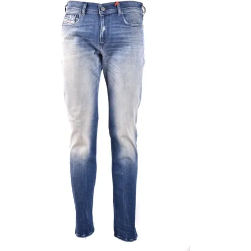 Slim-Fit Denim Jeans , Herren, Größe: W36 - Diesel - Modalova