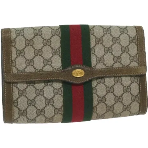 Pre-owned Canvas gucci-bags , female, Sizes: ONE SIZE - Gucci Vintage - Modalova