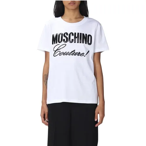 Short Sleeve T-Shirt for Women , female, Sizes: XS - Moschino - Modalova