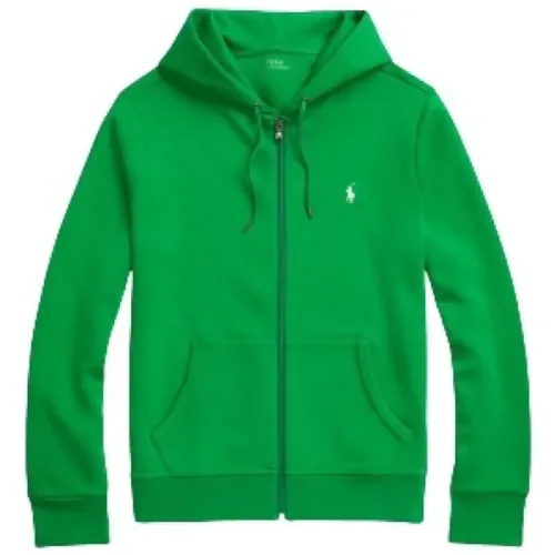 Hooded Zip-Up Sweatshirt , male, Sizes: L, XL - Polo Ralph Lauren - Modalova