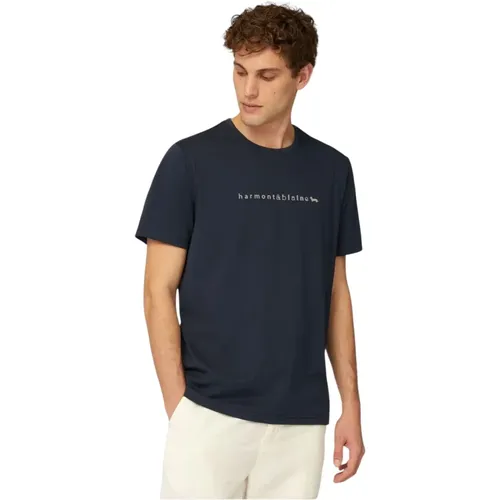Kurzarm T-Shirt , Herren, Größe: M - Harmont & Blaine - Modalova