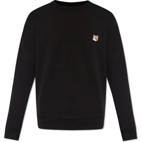 Sweatshirt with logo , male, Sizes: L, M, XL, S - Maison Kitsuné - Modalova